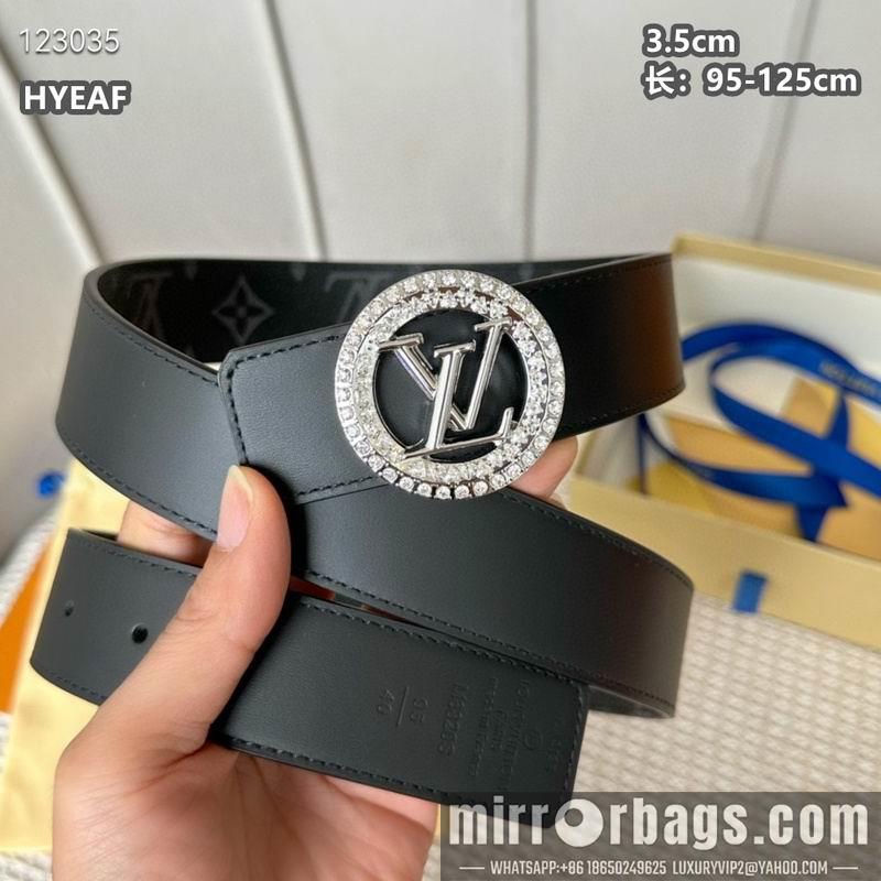 Replica LV belt 35mmX95-125cm 8L18