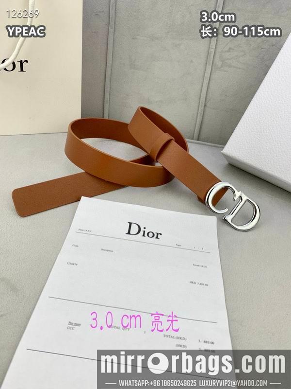 Replica Dior belt 30mmX90-115cm 8L111004