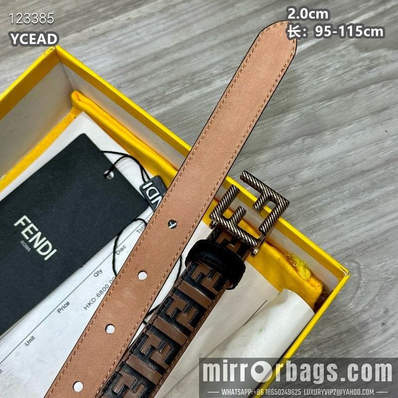 Replica Fendi belt 20mmX95-115cm 8L14