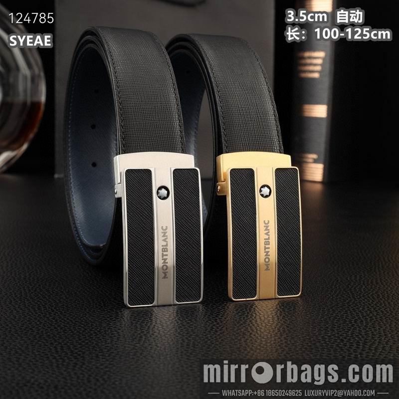Replica Montlanc belt 35mmX100-125cm 8L29