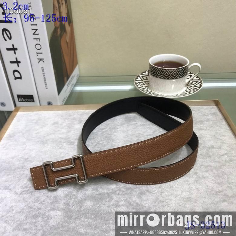 Replica Hermes Belt 32mmX95-125cm 8L06