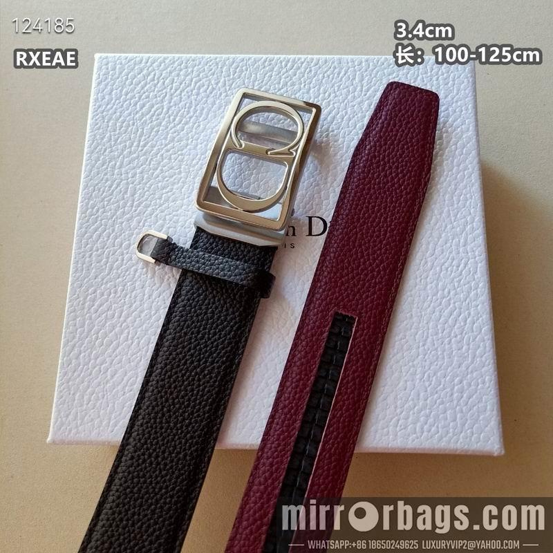 Replica Dior belt 34mmX100-125cm 8L03