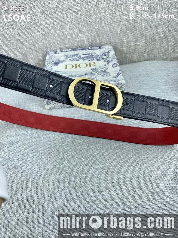Replica Dior Belt 35mm 95-125cm 8L08