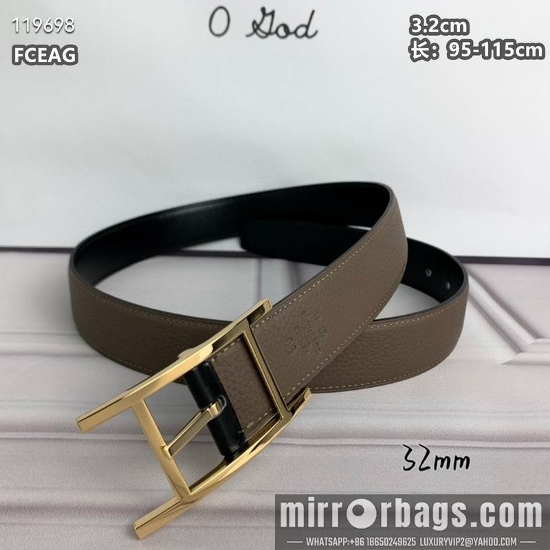 Replica Hermes belt 32mmX95-115cm 8L040802