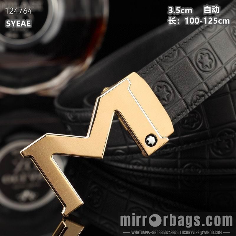Replica Montlanc belt 35mmX100-125cm 8L40