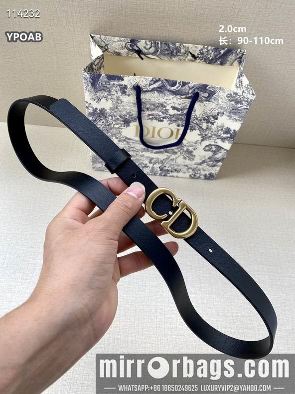 Replica Dior Belt 20mmX90-110cm 8L03