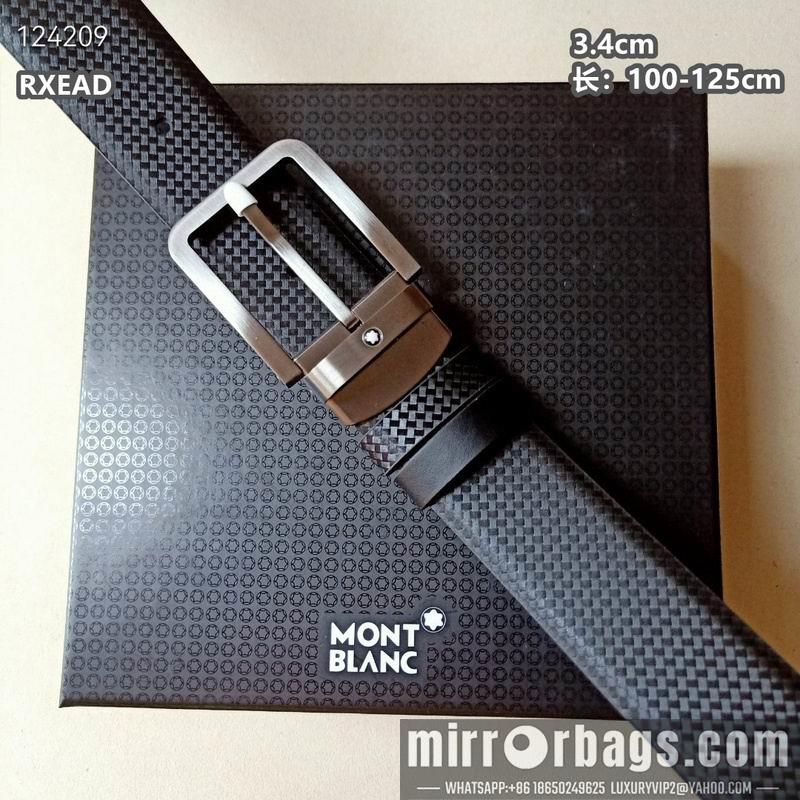 Replica Montblanc belt 34mmX100-125cm 8L07