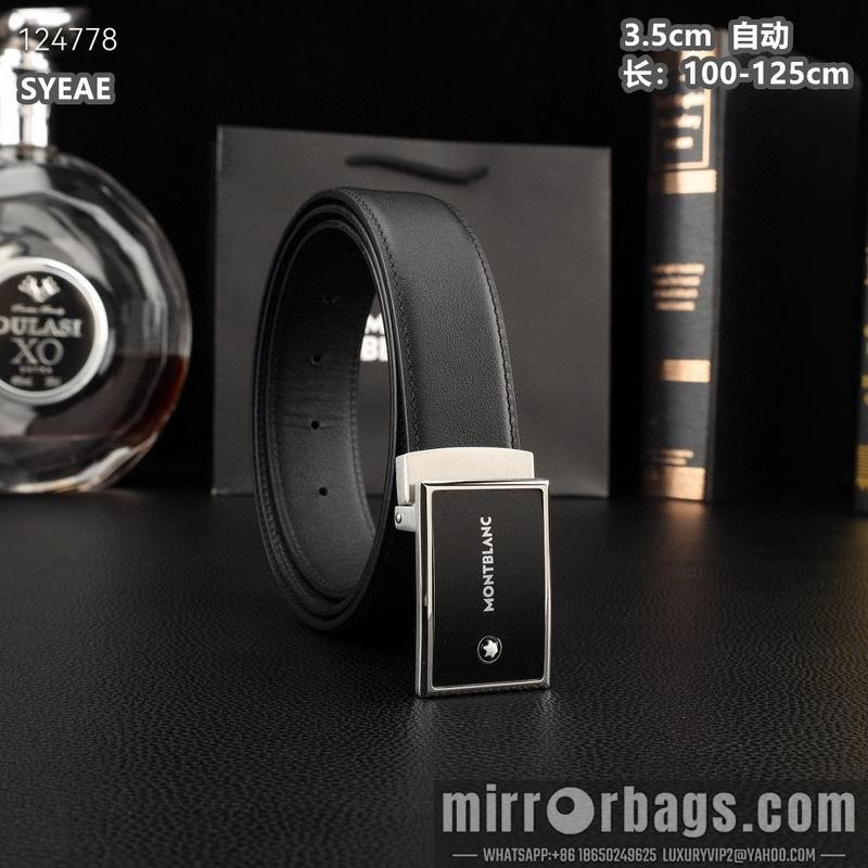 Replica Montlanc belt 35mmX100-125cm 8L36