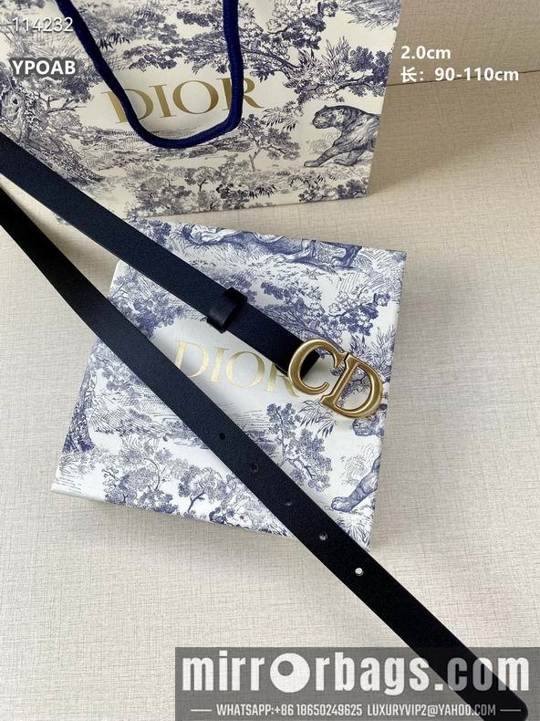 Replica Dior Belt 20mmX90-110cm 8L03