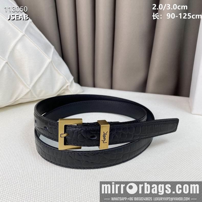 Replica YSL belt 20 30mmX90-125cm 8L02