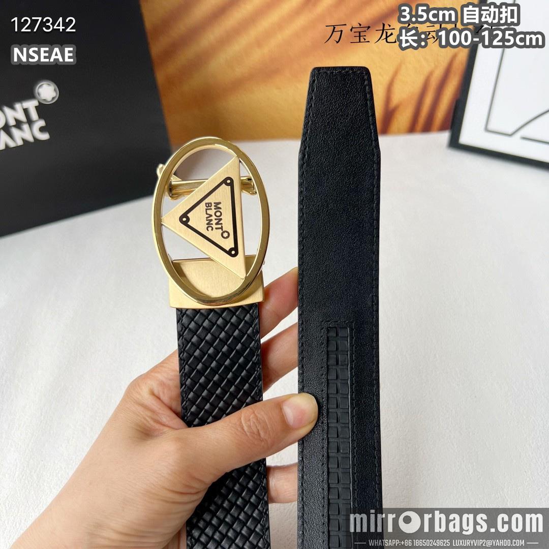 Replica Montblanc belt 35mmX100-125cm 8L66