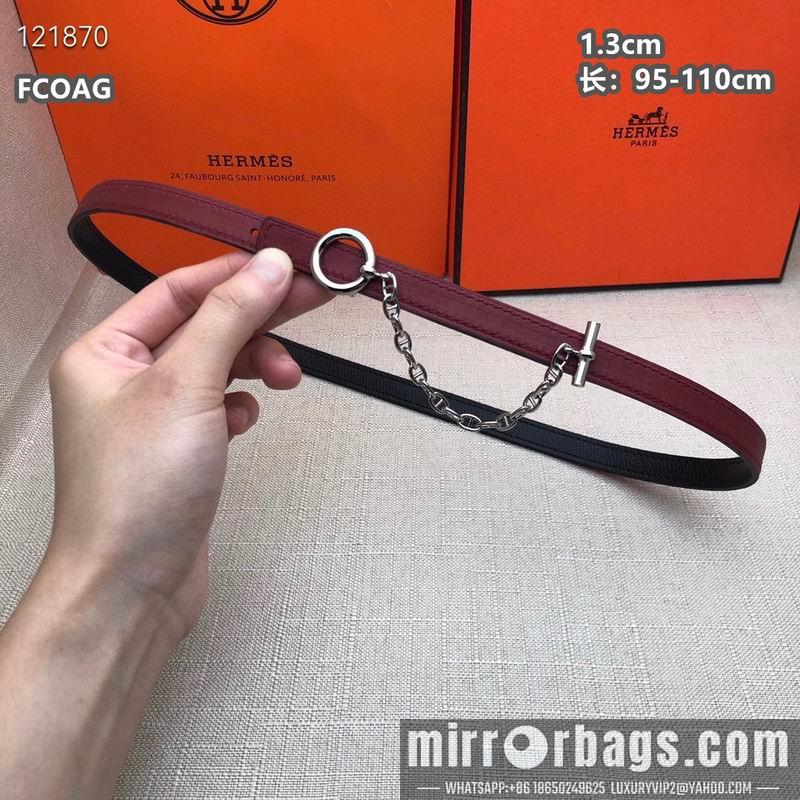 Replica Hermes belt 13mmX95-110cm 8L10