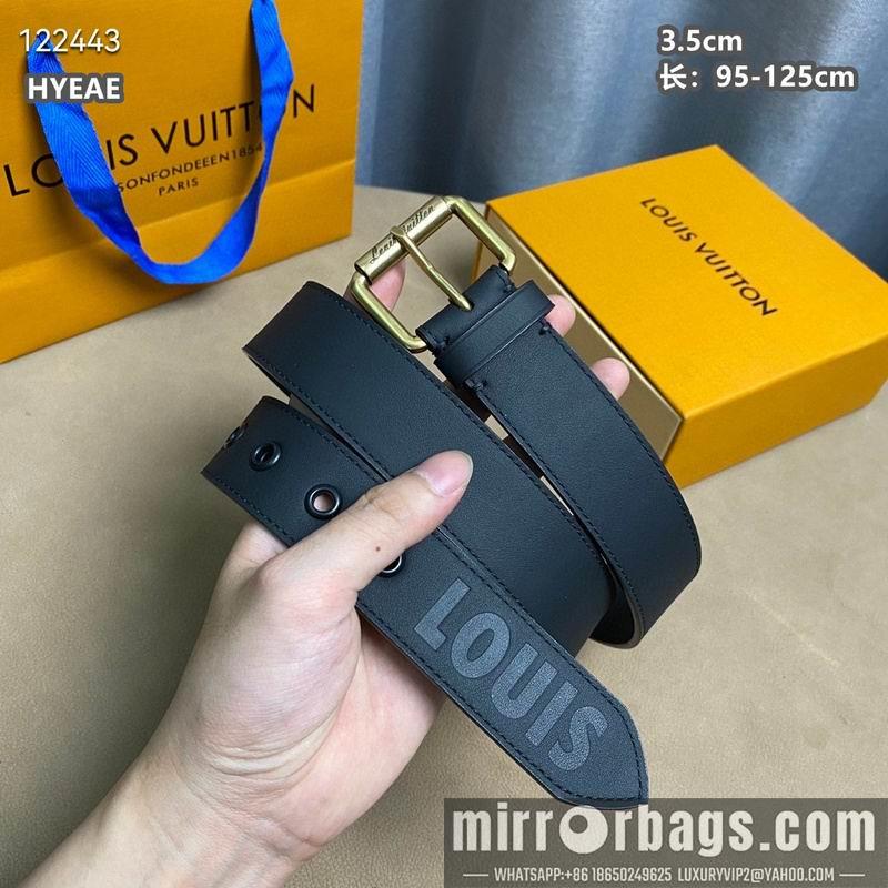 Replica LV belt 35mmX95-125cm 8L33