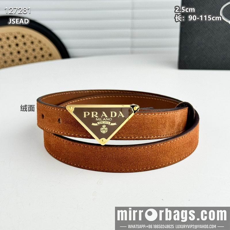 Replica Prada belt 25mmX90-115cm 8L02