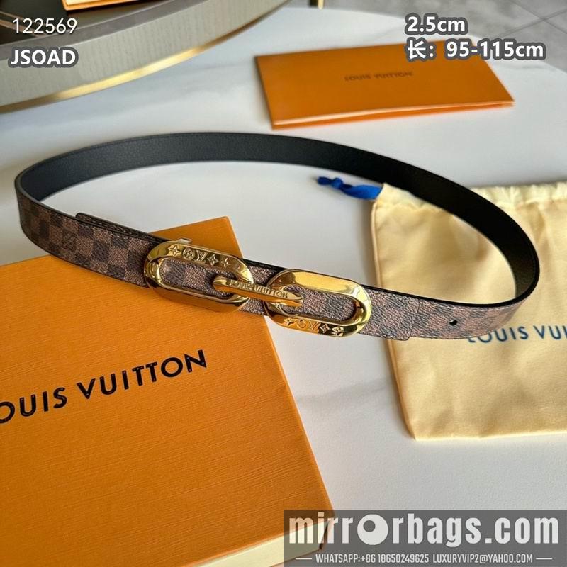 Replica LV belt 25mmX95-115cm 8L16