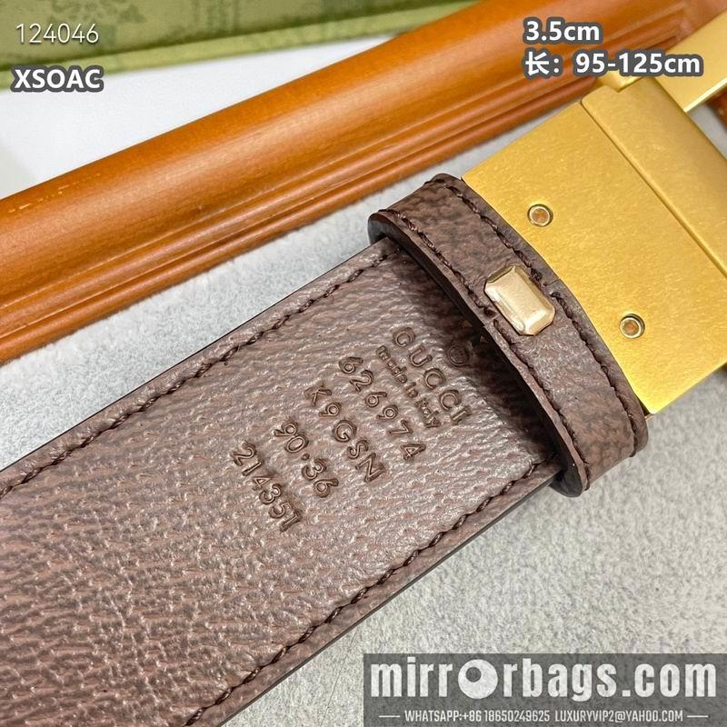 Replica Gucci belt 35mmX95-125cm 8L10