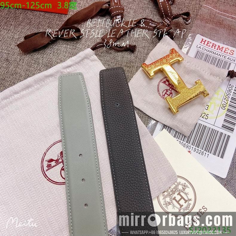 Replica Hermes Belt 38mmX95-125cm 7D119
