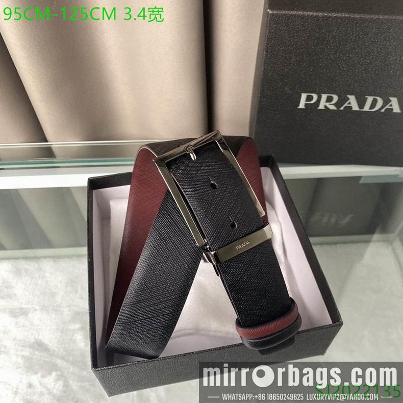 Replica Prada Belt 34mmX95-125cm 7D01