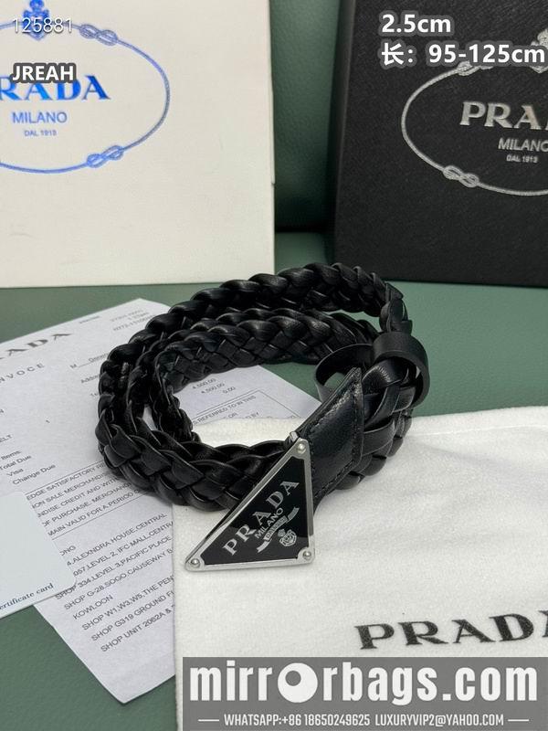 Replica Prada belt 25mmX95-125cm 8L01