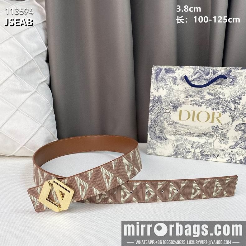 Replica Dior belt 38mmX100-125cm 8L02