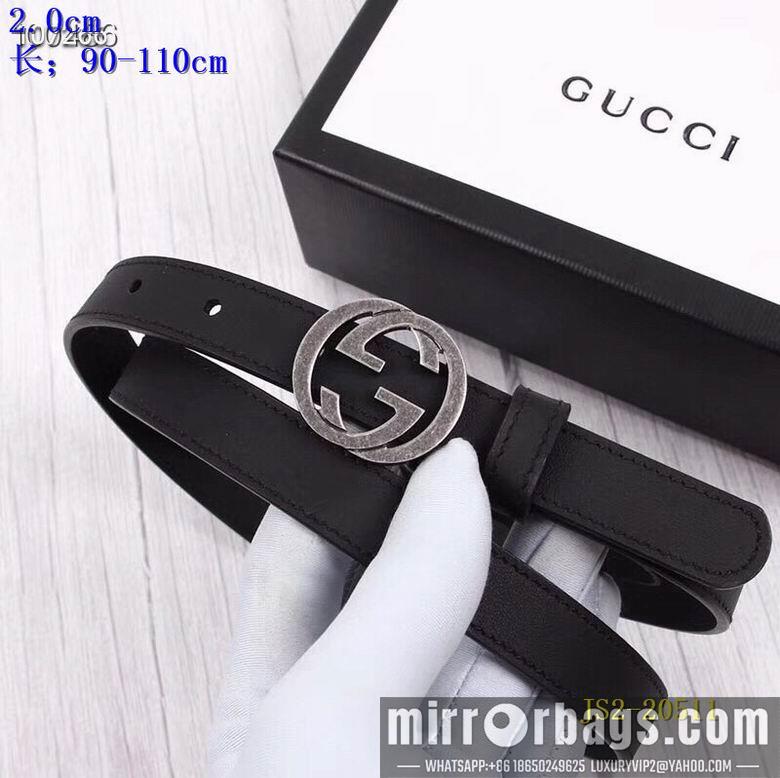 Replica Gucci belt 20mm 90-110cm 8L01