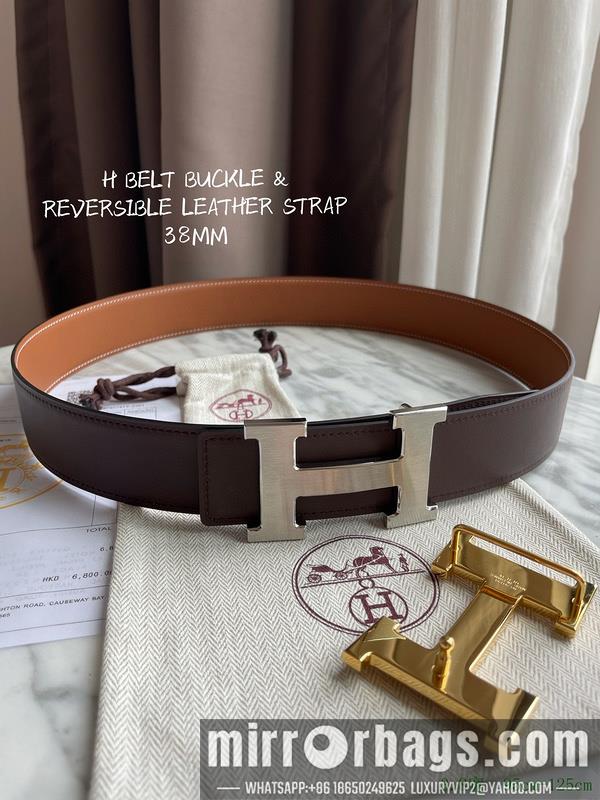 Replica Hermes Belt 38mmX95-125cm 7D48