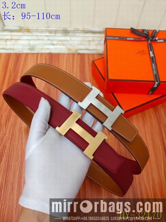 Replica Hermes Belt 32mmX95-110cm 8L08