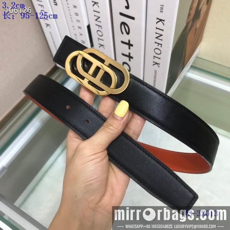 Replica Hermes Belt 32mmX95-125cm 8L04