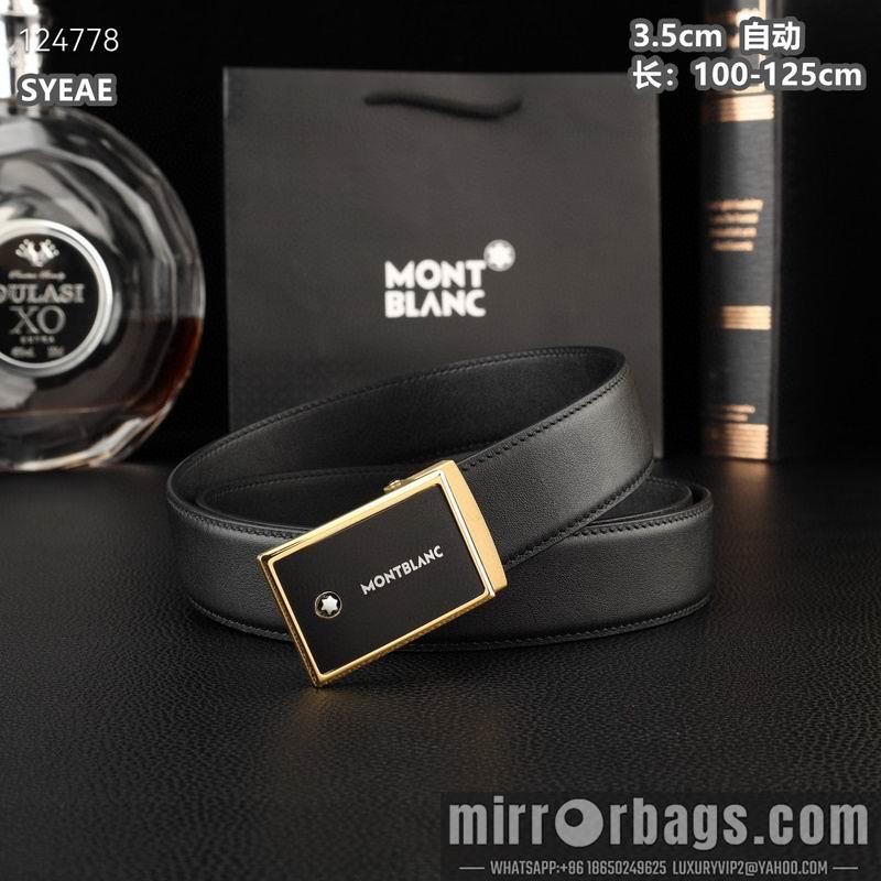 Replica Montlanc belt 35mmX100-125cm 8L36