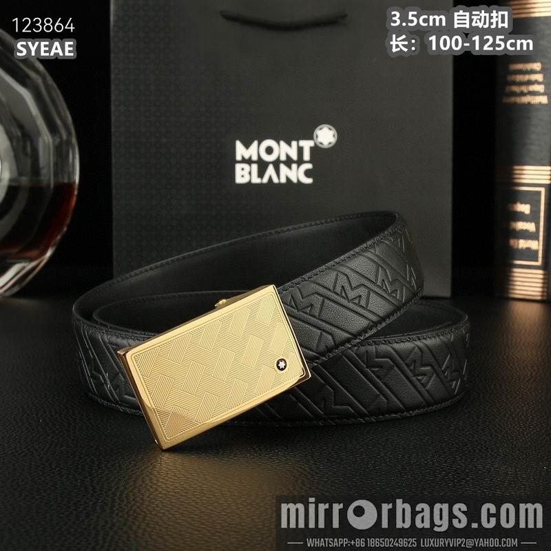 Replica Montlanc belt 35mmX100-125cm 8L46