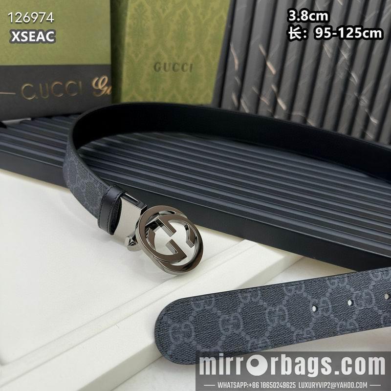 Replica Gucci belt 38mmX95-125cm 8L39