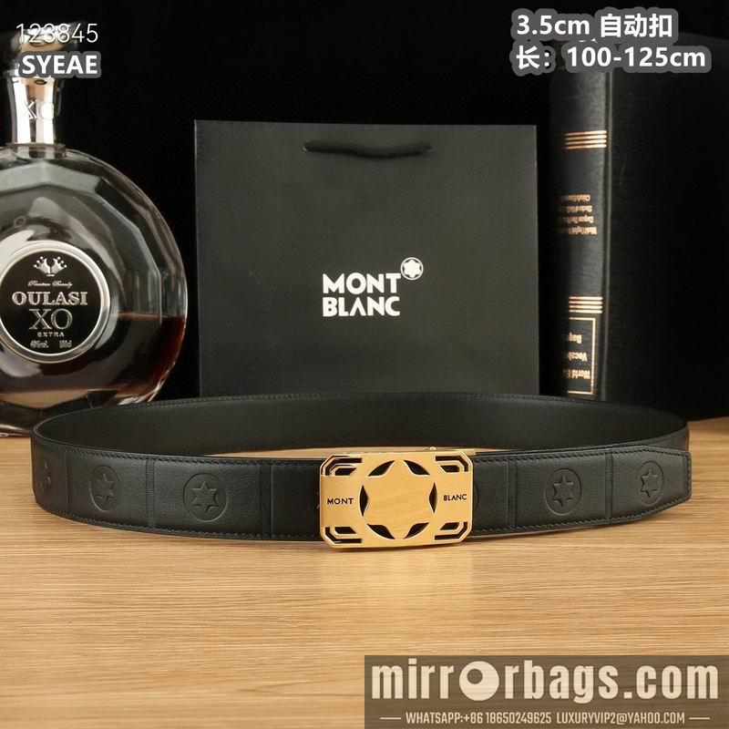 Replica Montlanc belt 35mmX100-125cm 8L56