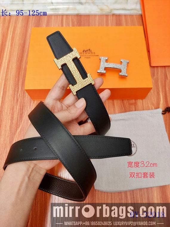 Replica Hermes Belt 32mm 双扣95-125cm 8L01