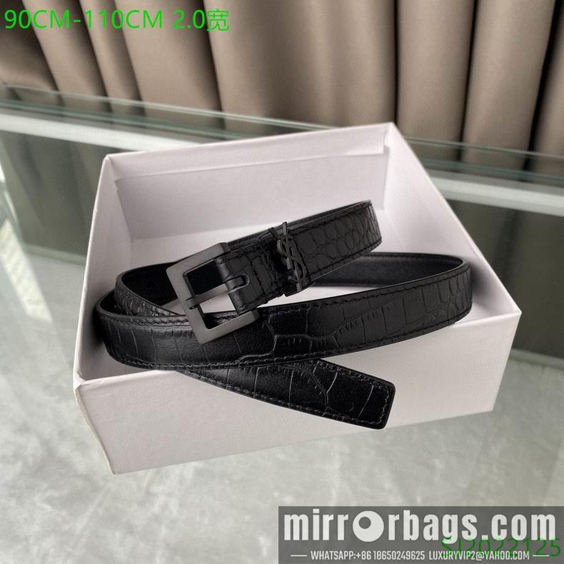Replica YSL Belt 20mmX90-110cm 7D03