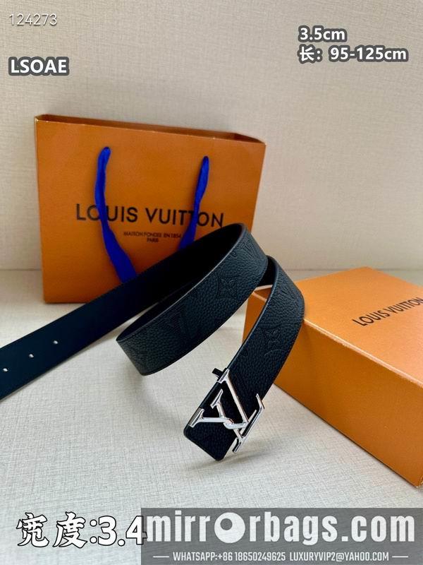 Replica LV belt 35mmX95-125cm 8L09