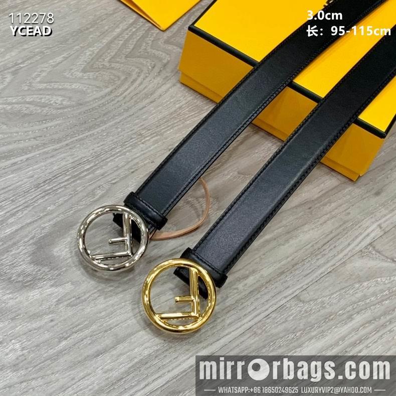 Replica Fendi Belt 30mmX95-115cm 8L07