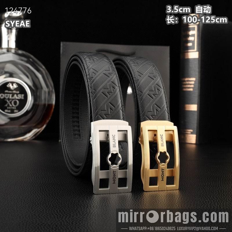 Replica Montlanc belt 35mmX100-125cm 8L38
