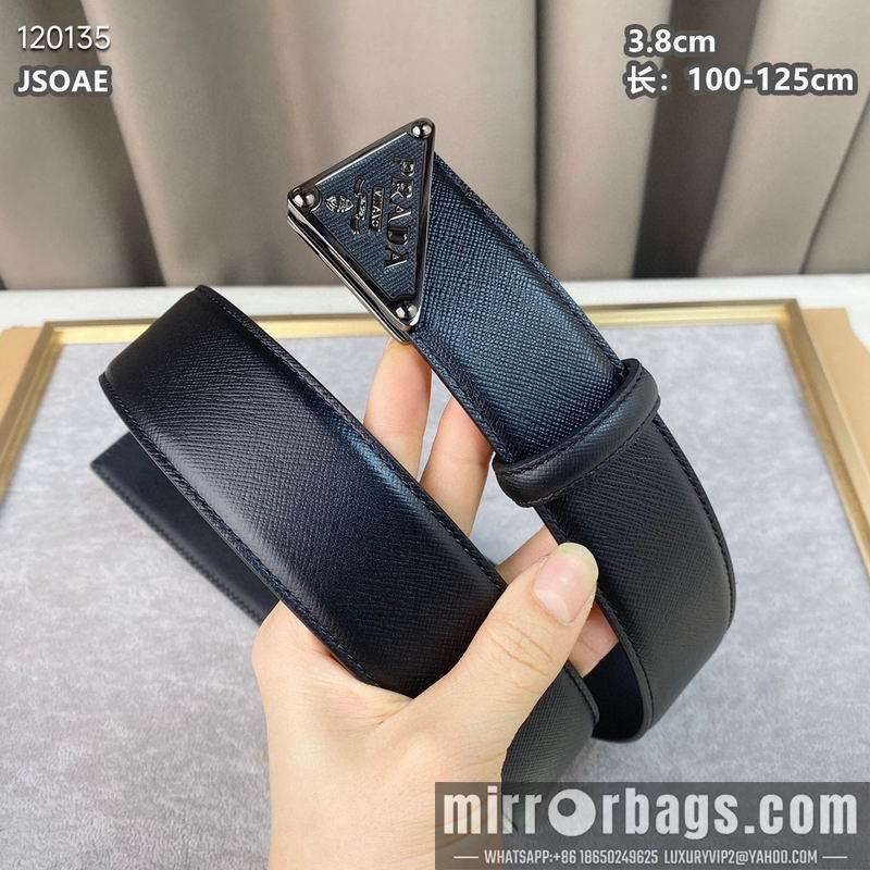 Replica Prada belt 38mmX100-125cm 8L072001