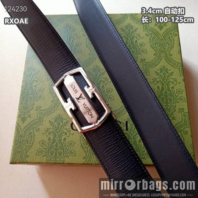 Replica LV belt 34mmX100-125cm 8L31