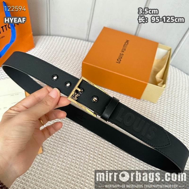 Replica LV belt 35mmX95-125cm 8L36