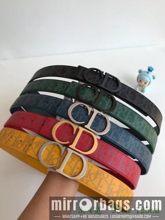Replica Dior Belt 34mmX95-125cm 7D02