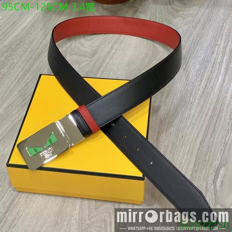 Replica Fendi Belt 34mmX95-125cm 7D02
