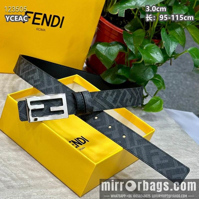 Replica Fendi belt 30mmX95-115cm  8L21