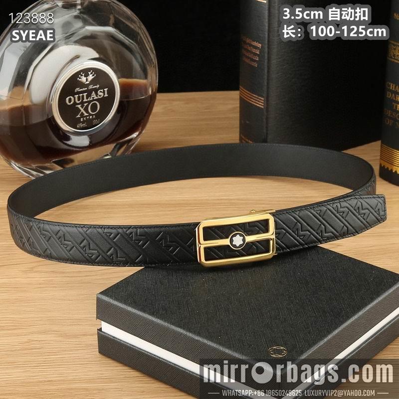 Replica Montlanc belt 35mmX100-125cm 8L42