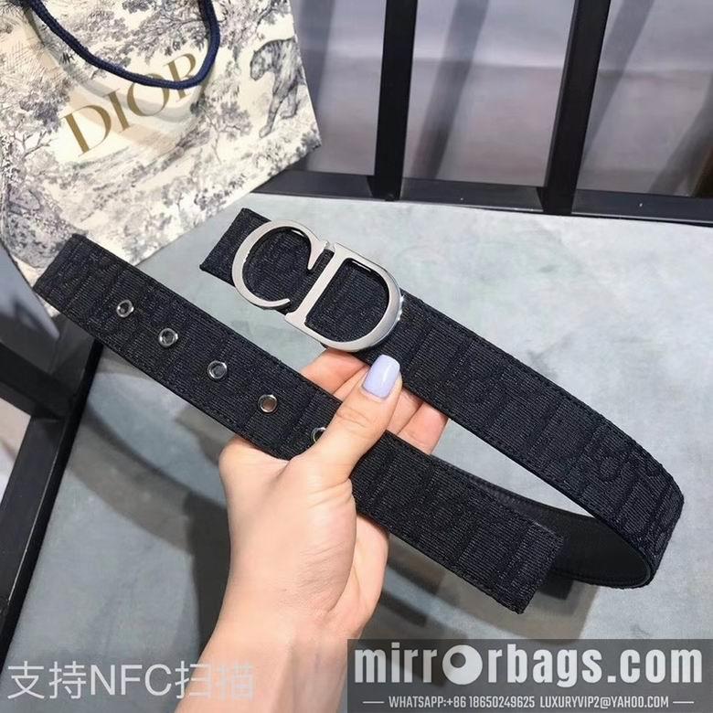 Replica Dior Belt 34mmX95-125cm 7D26