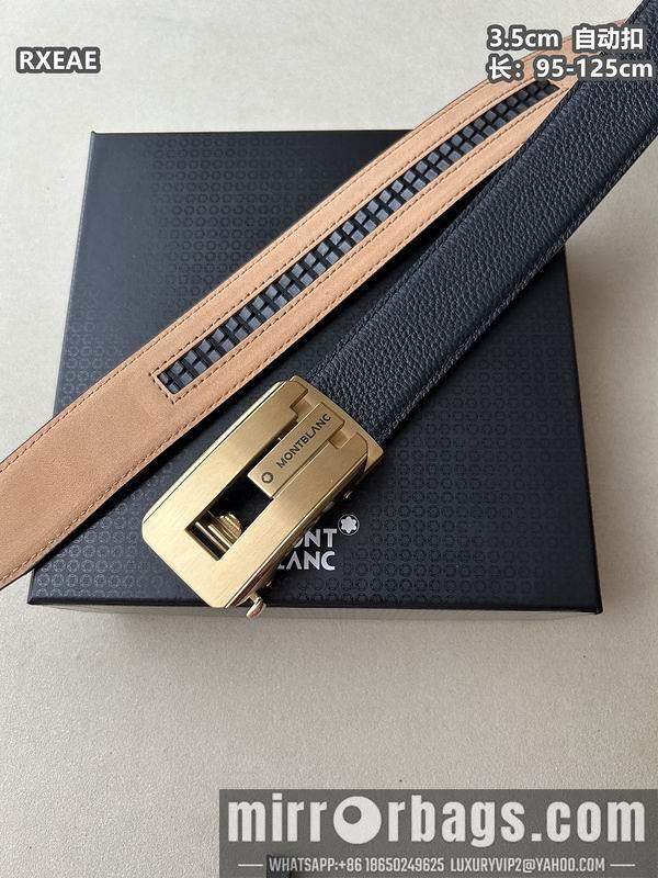 Replica Montlanc belt 35mmX100-125cm 8L75