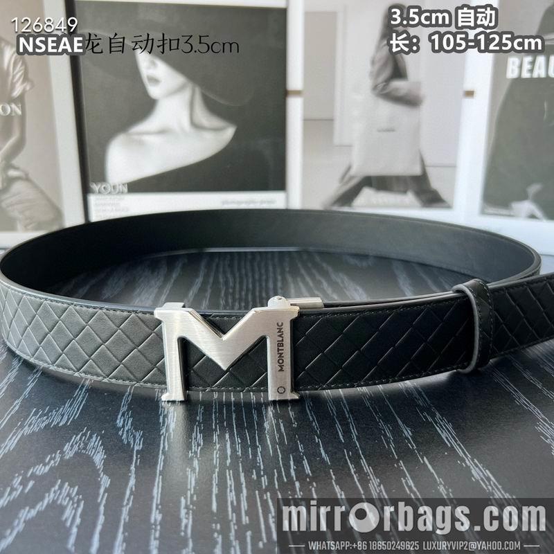 Replica Montlanc belt 35mmX105-125cm 8L64