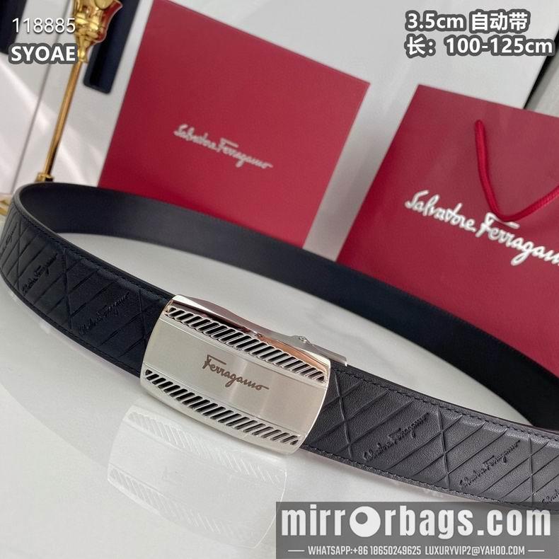 Replica Ferragamo belt自动带 35mmX100-125cm 8L12