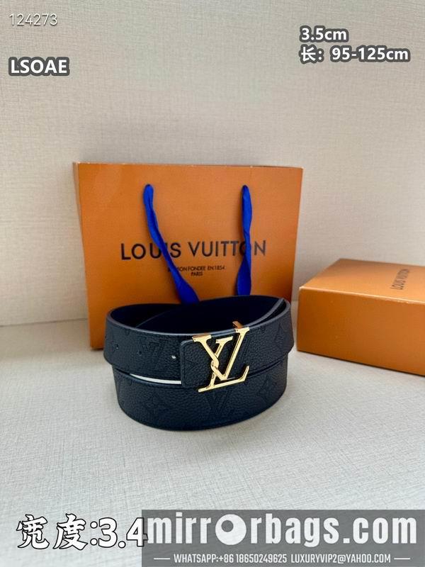 Replica LV belt 35mmX95-125cm 8L09