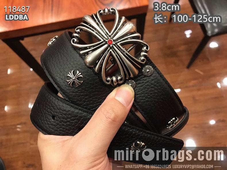 Replica Chrome Hearts belt 38mmX100-125cm 8L03